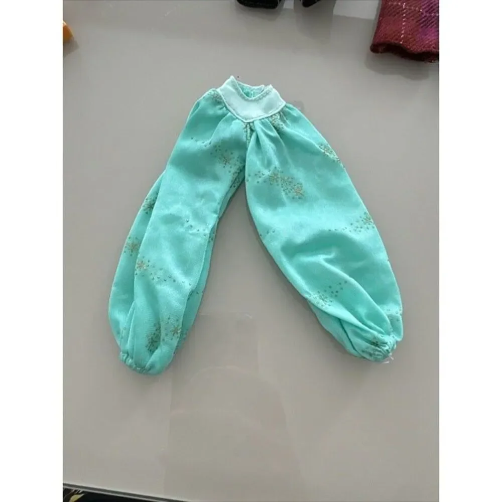 BARBIE Doll Pants‎ PRINCESS JASMINE 1992 Mattel Disney ALADDIN GreenPants /Gold